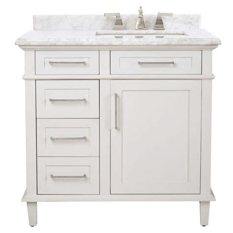 single home depot bathroom vanity